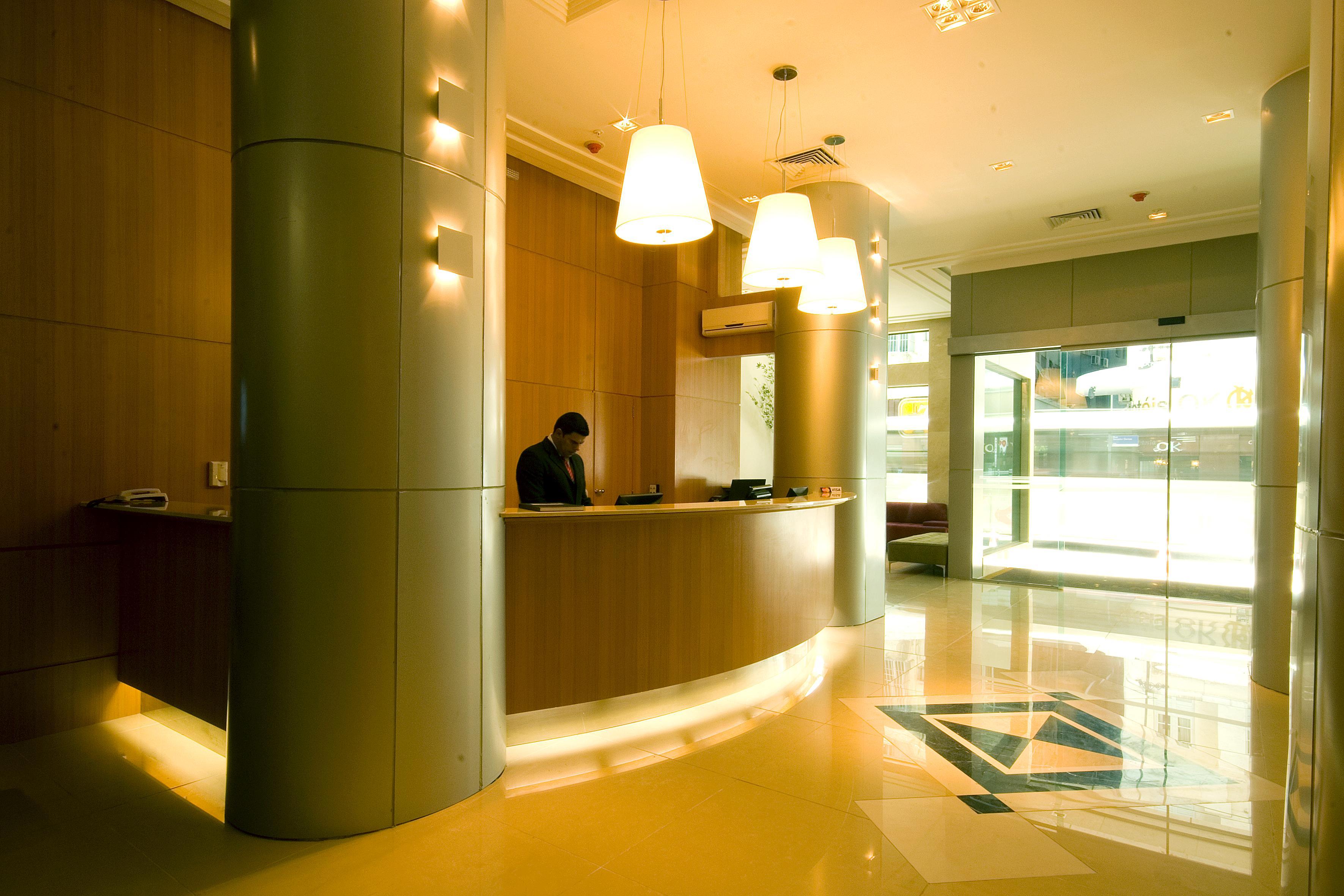 Hotel Atlantico Business Centro Ρίο ντε Τζανέιρο Εξωτερικό φωτογραφία Reception desk of a modern hotel